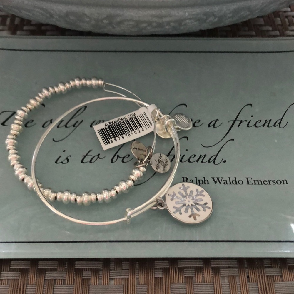 Alex and Ani snowflake bracelet